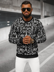 Men's Sweatshirt - Black OZONEE JS/8B1221/3