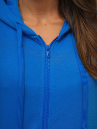 Women's Hoodie - Blue OZONEE JS/W03Z