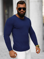 Men's Jumper - Dark Blue OZONEE NB/MMB601/5Z