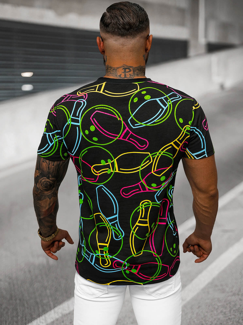 Men's T-shirt - Black OZONEE O/T1272/3