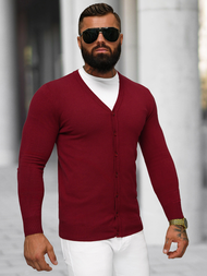 Men's Jumper - Burgundy OZONEE NB/MM6006/7Z