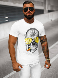 Men's T-shirt - White OZONEE JS/Y70019