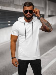 Men's T-shirt - White OZONEE JS/8T955/1