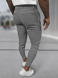 Men's chinos - dark grey OZONEE DJ/3300