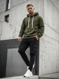 Men's Hoodie - Khaki OZONEE O/G3065