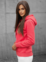 Women's Hoodie - Coral OZONEE JS/W03/58Z