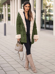 Women's Jacket - Green OZONEE JS/M763/136Z