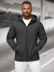 Men's Softshell Jacket - Dark Grey OZONEE JS/27B6523/5