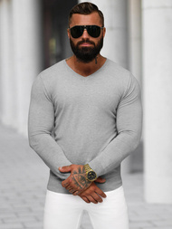 Men's Jumper - Grey OZONEE NB/MMB601/2Z