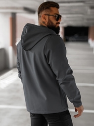 Men's Softshell Jacket - Dark Grey OZONEE JS/27B6525/5Z