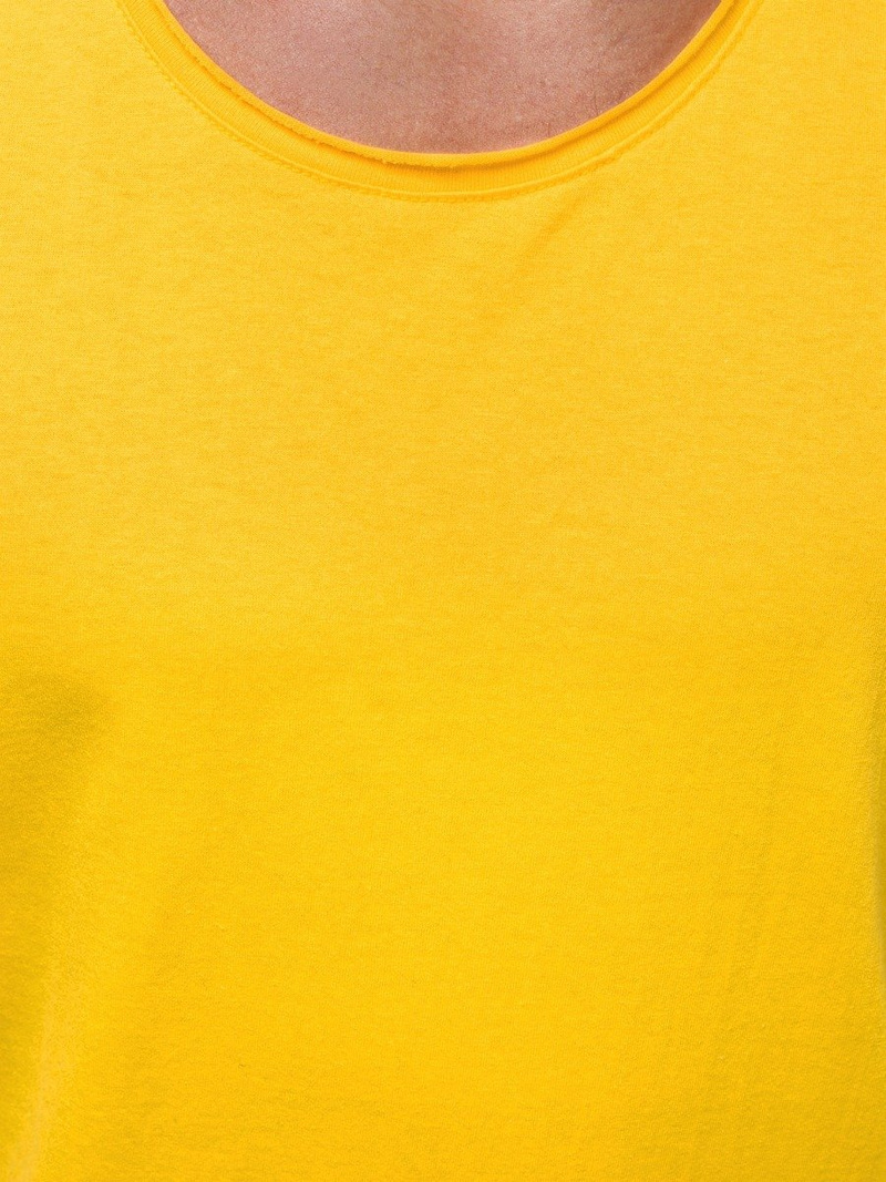 OZONEE O/1205 Men's Tank Top - Yellow