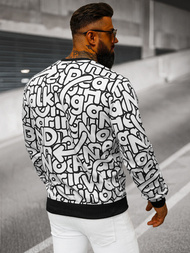 Men's Sweatshirt - White OZONEE JS/8B1137/1