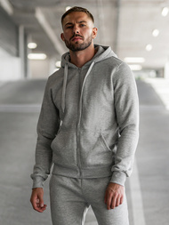 Men's Tracksuit - Grey OZONEE JS/68C10386/2Z