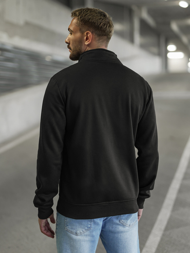 Men's Sweatshirt - Black OZONEE JS/2002Z