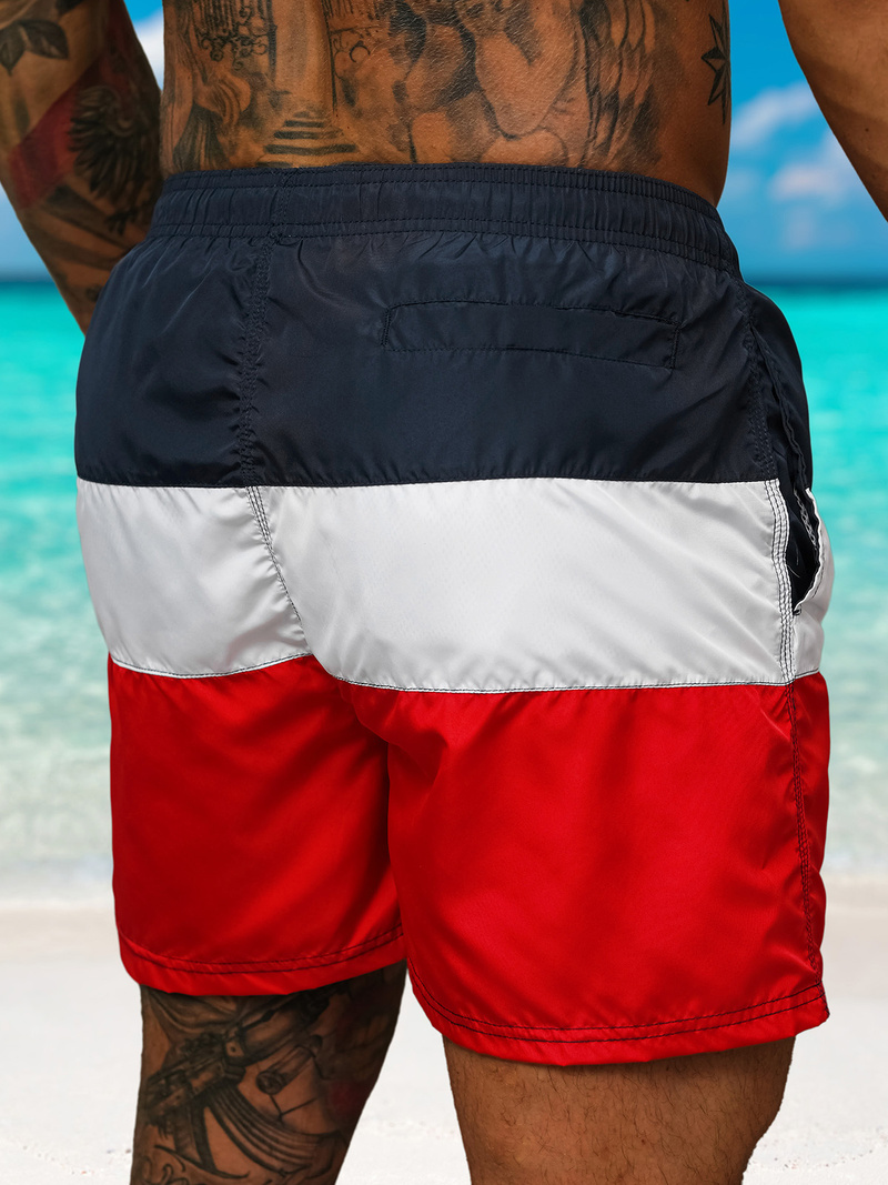 Men's Shorts - Dark Blue/Red OZONEE JS/17K567/5