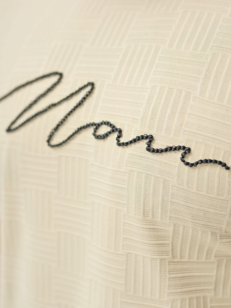 Men's T-shirt - Beige OZONEE O/QS11628