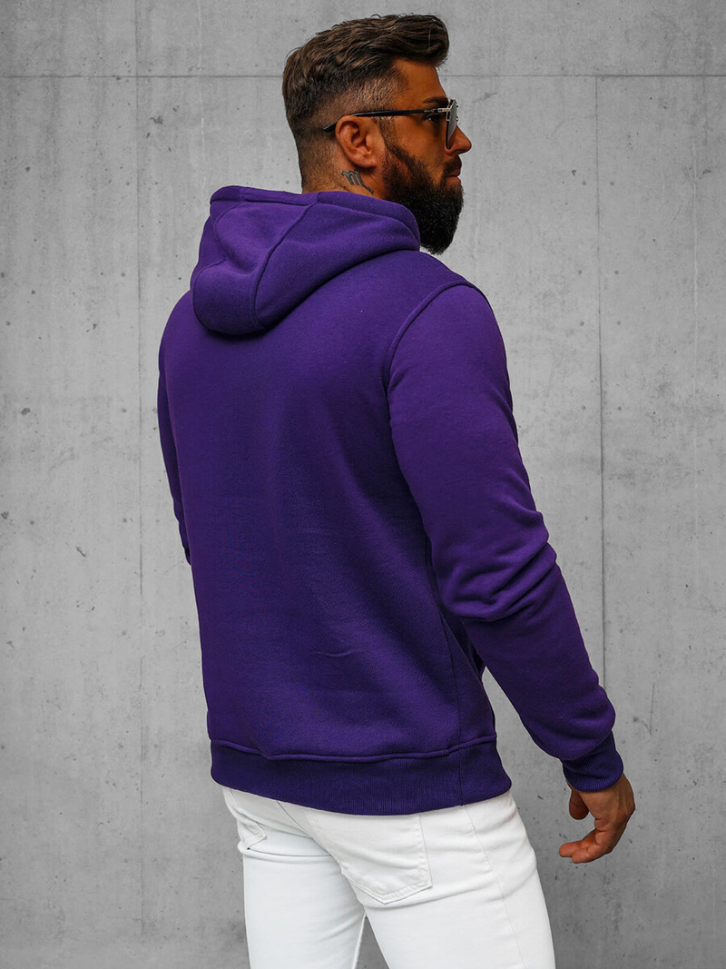 Men's Hoodie - Violet OZONEE JS/2009Z