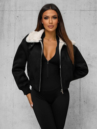 Women's Jacket - Black/White OZONEE O/81326Z