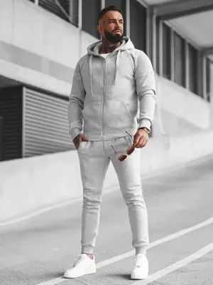 Men's Tracksuit - Grey OZONEE JS/68C10386/2Z