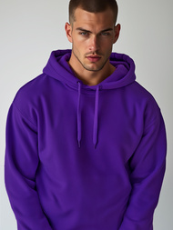 Men's Hoodie - Violet OZONEE JS/2009Z 