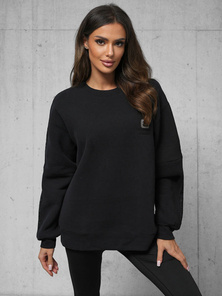 Sweatshirt - Black OZONEE O/SWE23049Z