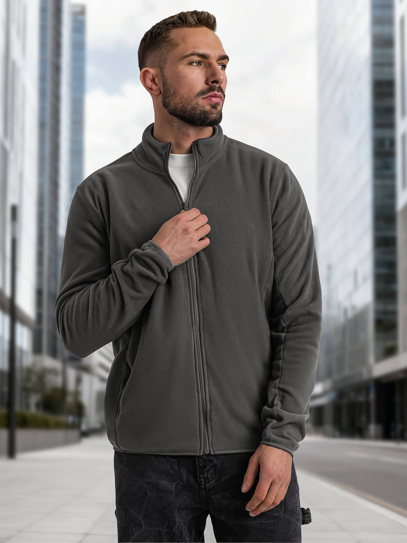 Men's Sweatshirt - Dark Grey OZONEE JS/HH016/5