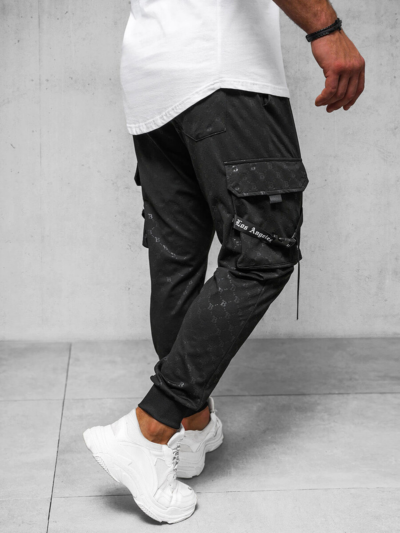 Men's Sweatpants - Black OZONEE O/PS6021