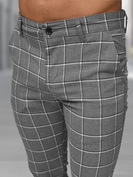 Men's Chino Trousers - Dark Dark Grey OZONEE DJ/5522Z