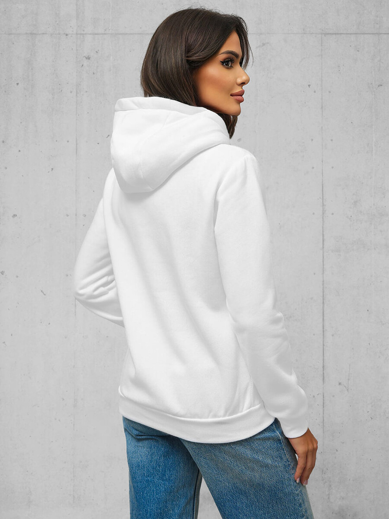 Women's Hoodie - White OZONEE JS/W02Z