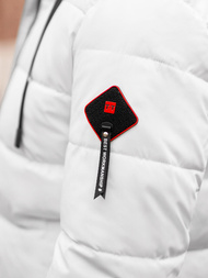 Men's Winter Jacket - White OZONEE JS/31M5031/281Z