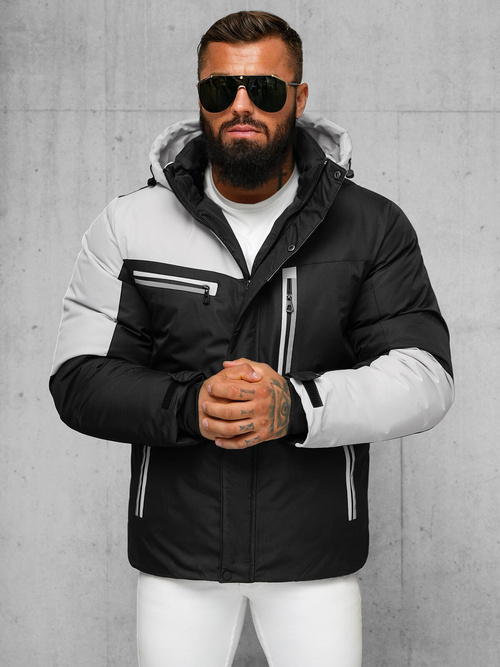 Men's Jacket - Black/Grey OZONEE JS/91M9903/92Z