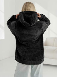 Women's Hoodie - Black OZONEE JS/HH192/3