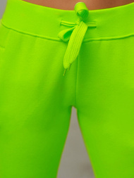 Women's Sweatpants - neon green OZONEE JS/CK01/31Z