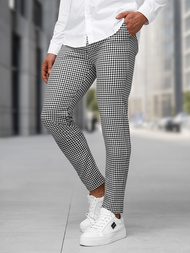 Men's Trousers - Black/White OZONEE DJ/5531Z