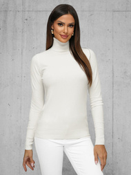 Women's sweater - white OZONEE JS/8009/8