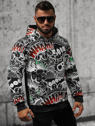 Men's Hoodie - Black OZONEE O/B270