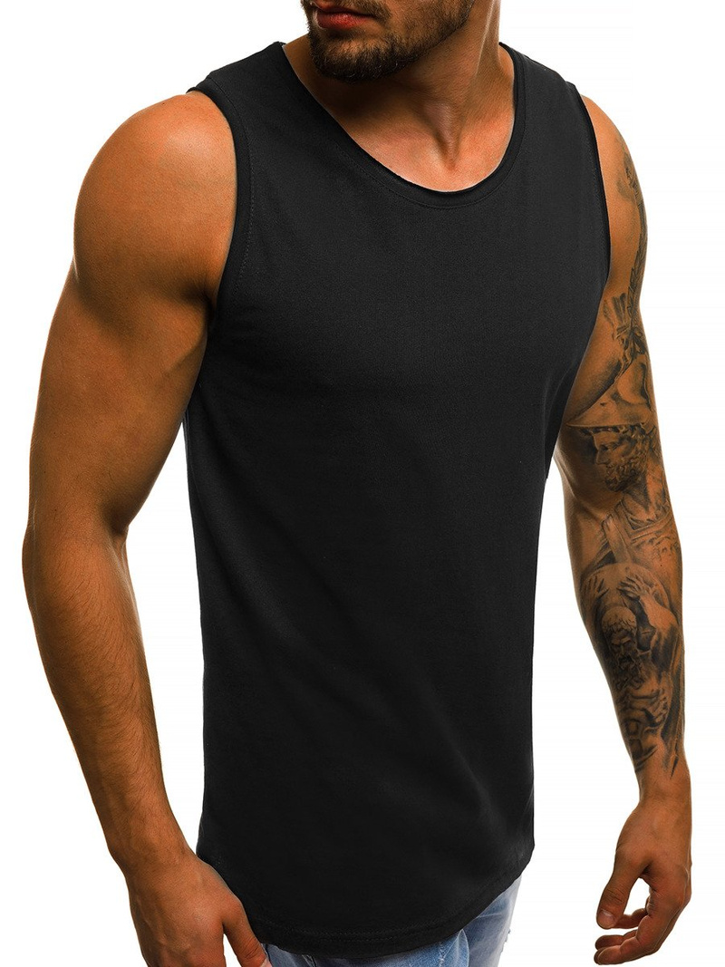 OZONEE O/1205 Men's Tank Top - Black