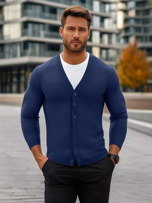 Men's Jumper - Dark Blue OZONEE NB/MM6006/5Z