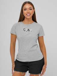 Women's t-shirt - grey OZONEE JS/RJ77542