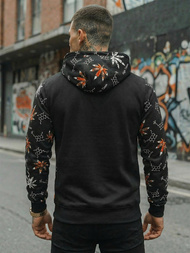 Men's Hoodie - Black OZONEE O/B266Z