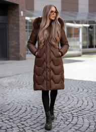 Women's Winter Jacket - Chocolate OZONEE JS/5M3229/158
