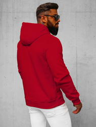 Men's Hoodie - dark-red OZONEE JS/2009Z