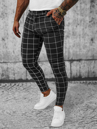 Men's Chinos - Black OZONEE O/P4009