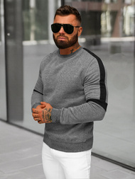 Men's Sweatshirt - Dark Grey OZONEE JS/8B1322/5
