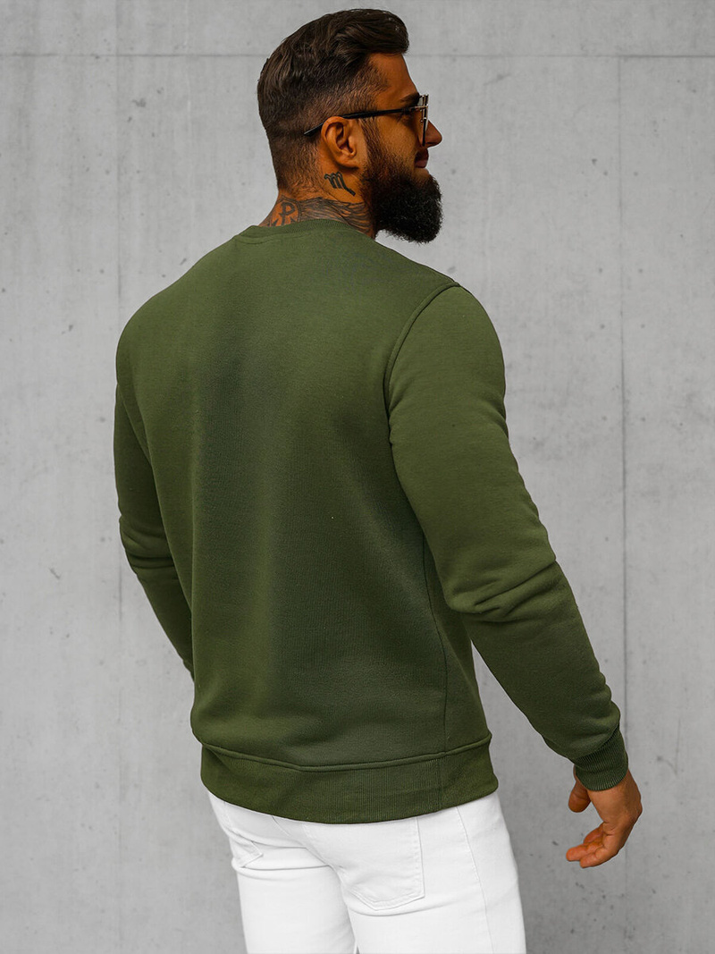 Men's Sweatshirt - Khaki OZONEE JS/2001-10Z