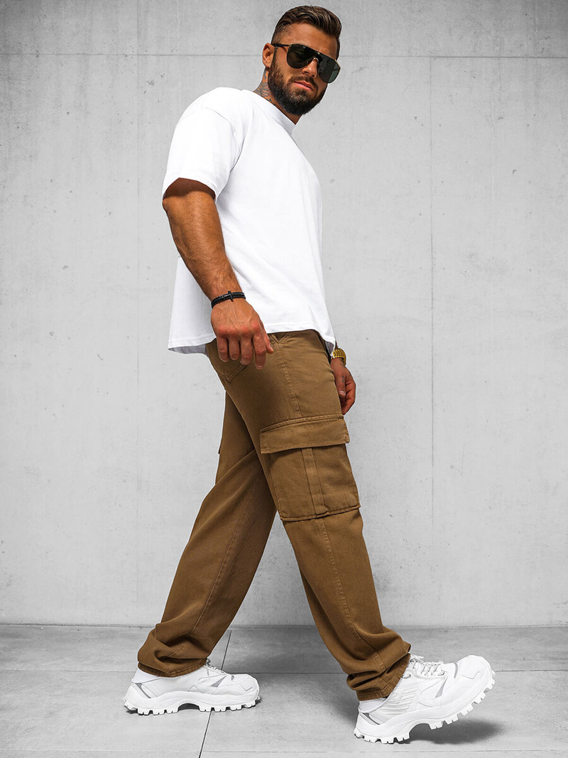 Men's Trousers - Brown OZONEE DO/4001