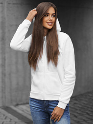 Women's Hoodie - White OZONEE JS/W03Z