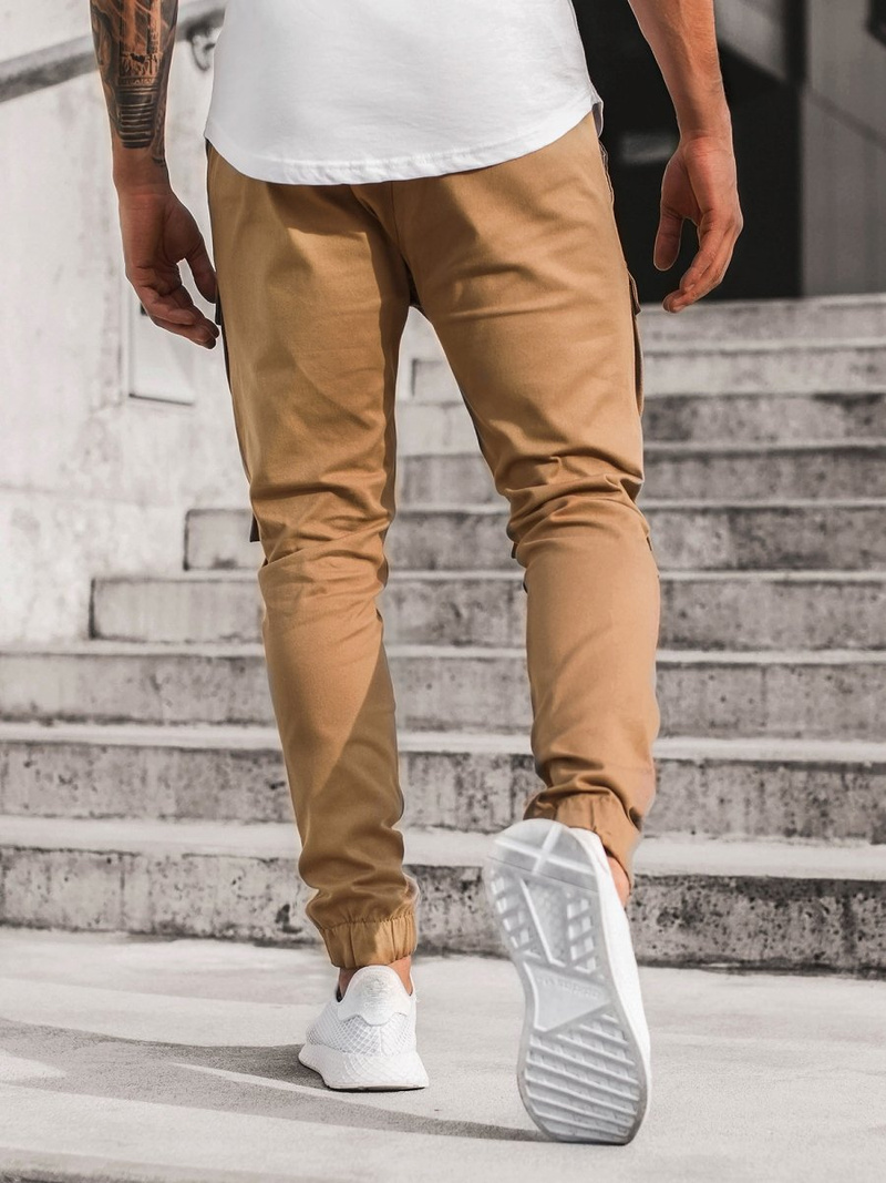Men's Joggers - Camel OZONEE G/2787