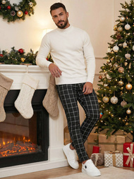 Men's Chinos - Black OZONEE DJ/5522Z