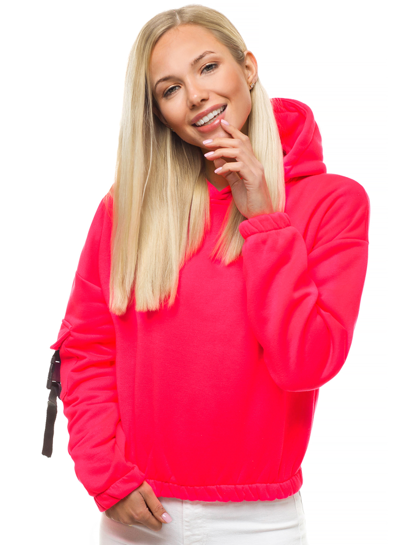 Women's Hoodie - pink-neon OZONEE O/12104